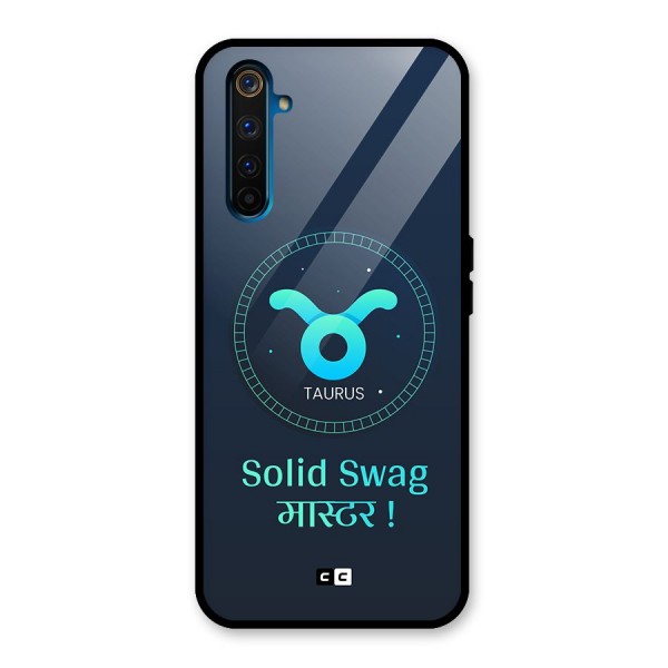 Solid Tauras Glass Back Case for Realme 6 Pro