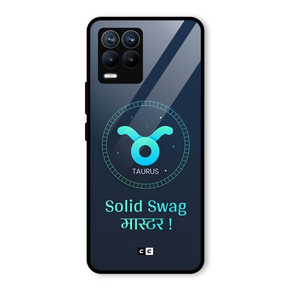 Solid Tauras Glass Back Case for Realme 8