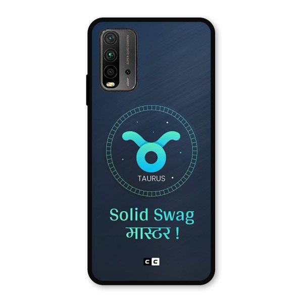 Solid Tauras Metal Back Case for Redmi 9 Power