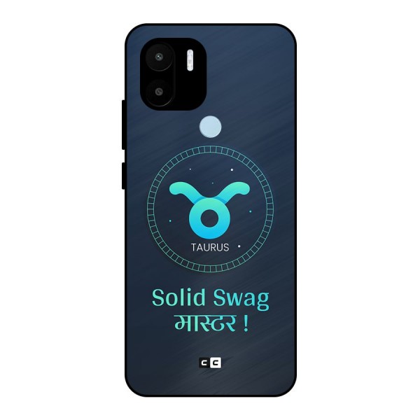 Solid Tauras Metal Back Case for Redmi A1 Plus