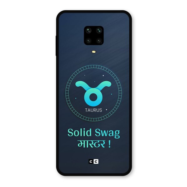 Solid Tauras Metal Back Case for Redmi Note 10 Lite