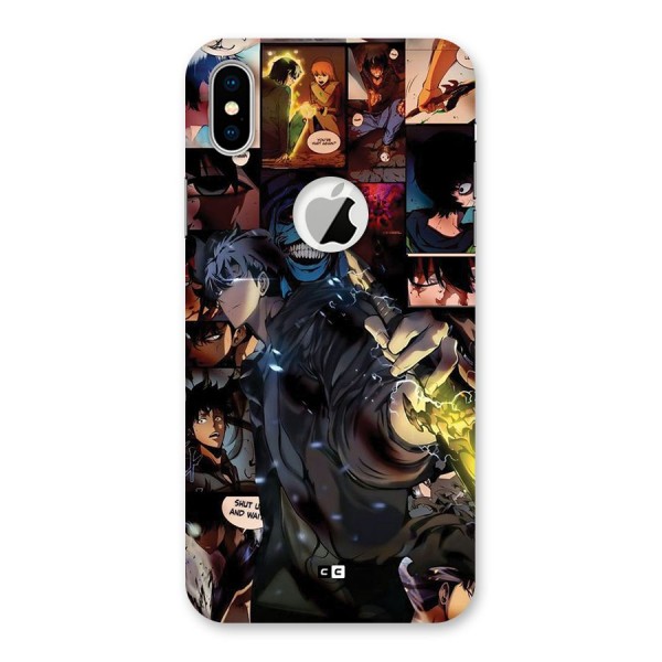 Solo Leveling Back Case for iPhone XS Logo Cut