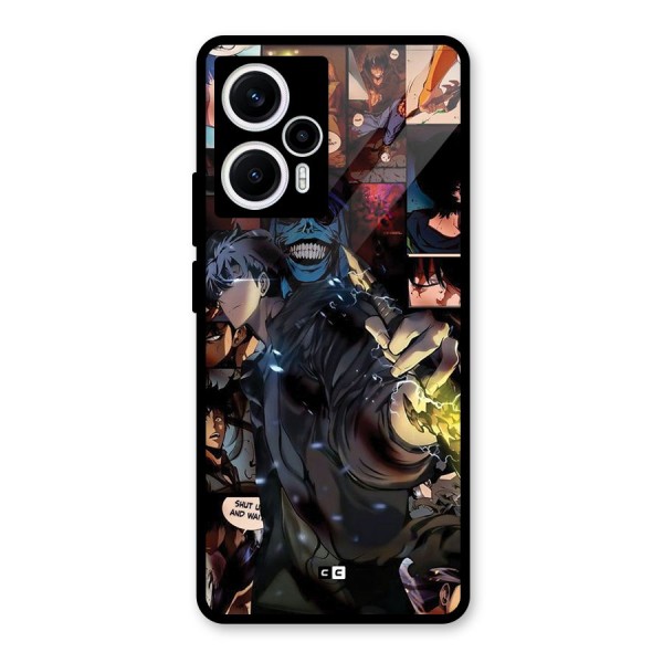 Solo Leveling Glass Back Case for Poco F5