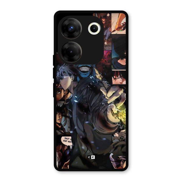 Solo Leveling Metal Back Case for Tecno Camon 20