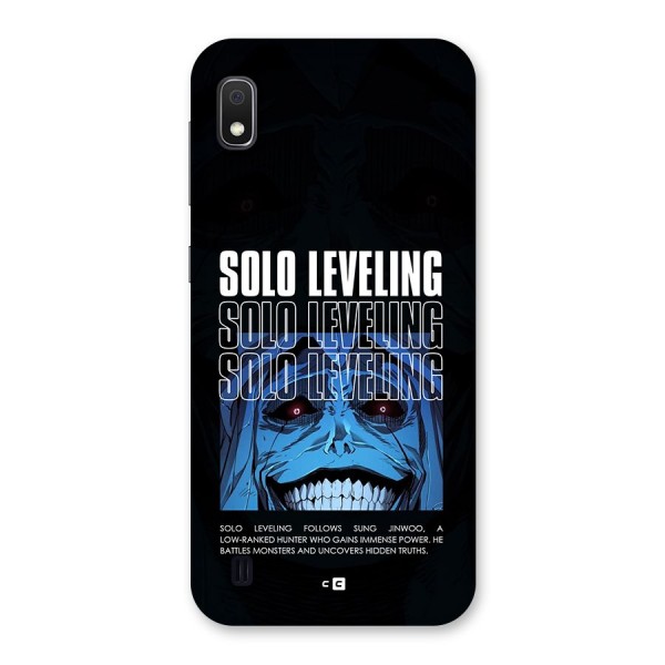 Solo Leveling Typo Back Case for Galaxy A10