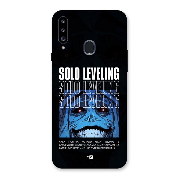 Solo Leveling Typo Back Case for Galaxy A20s