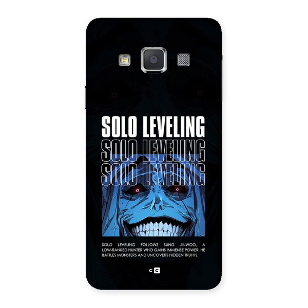 Solo Leveling Typo Back Case for Galaxy A3