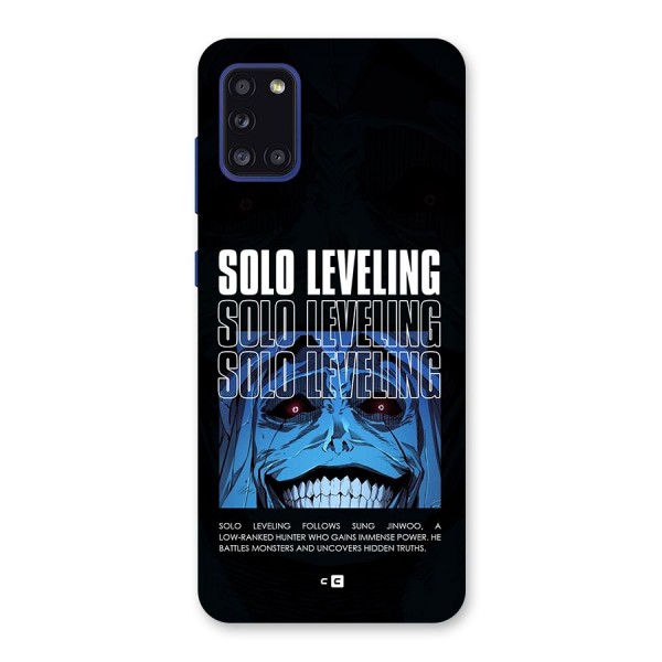 Solo Leveling Typo Back Case for Galaxy A31