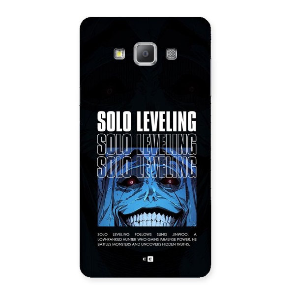 Solo Leveling Typo Back Case for Galaxy A7