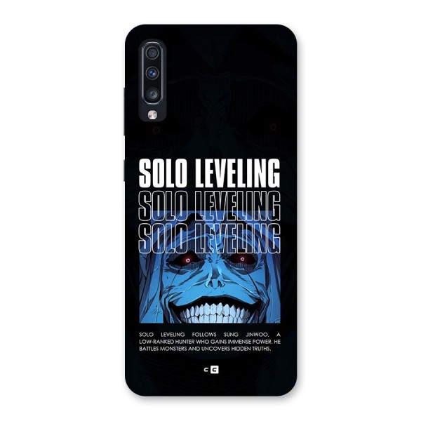 Solo Leveling Typo Back Case for Galaxy A70