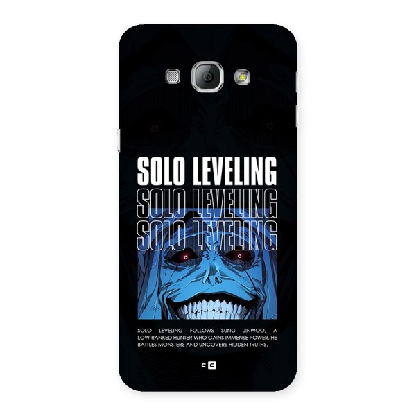 Solo Leveling Typo Back Case for Galaxy A8