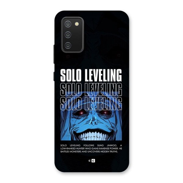 Solo Leveling Typo Back Case for Galaxy F02s