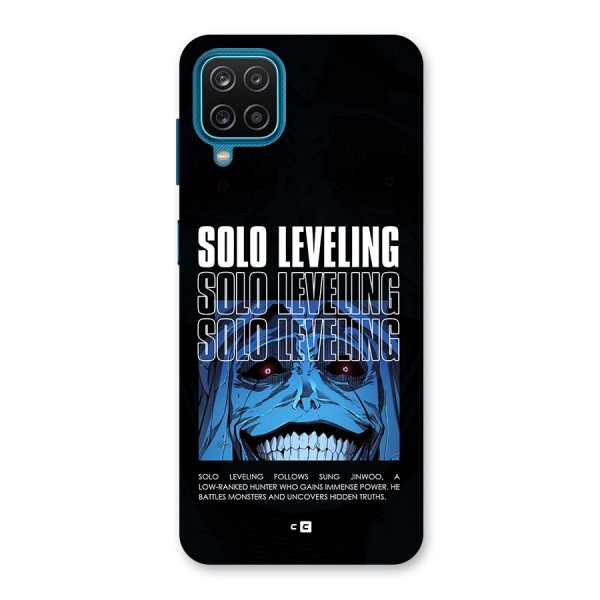 Solo Leveling Typo Back Case for Galaxy F12