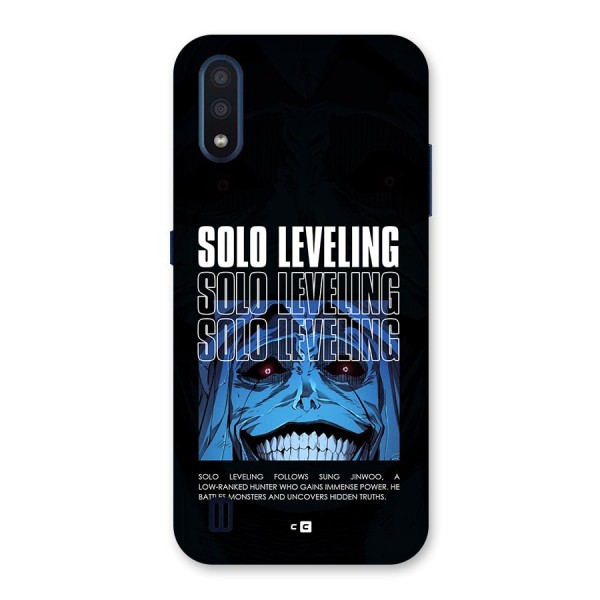 Solo Leveling Typo Back Case for Galaxy M01