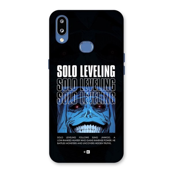 Solo Leveling Typo Back Case for Galaxy M01s