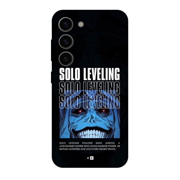 Solo Leveling Typo Back Case for Galaxy S23