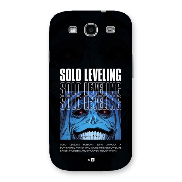 Solo Leveling Typo Back Case for Galaxy S3