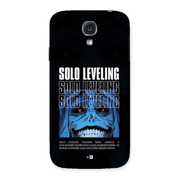 Solo Leveling Typo Back Case for Galaxy S4