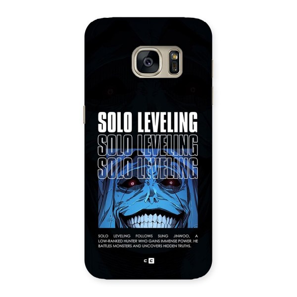 Solo Leveling Typo Back Case for Galaxy S7