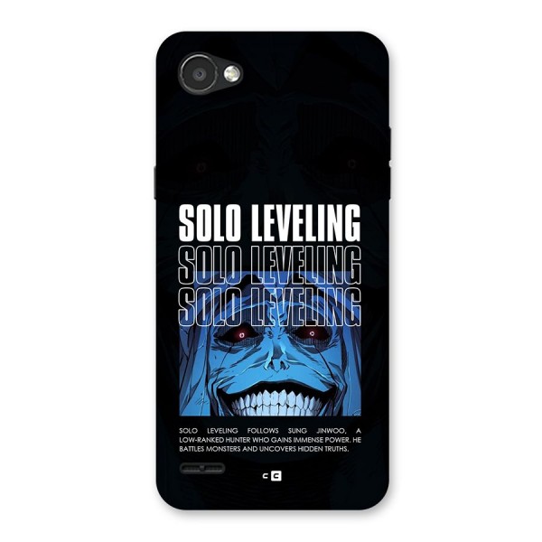 Solo Leveling Typo Back Case for LG Q6