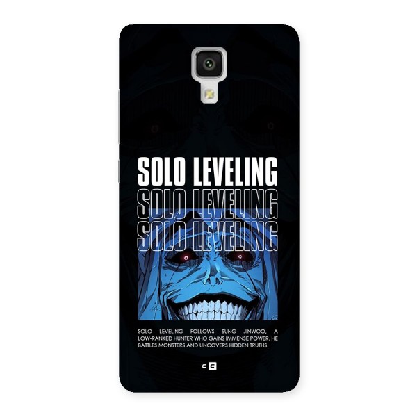 Solo Leveling Typo Back Case for Mi4