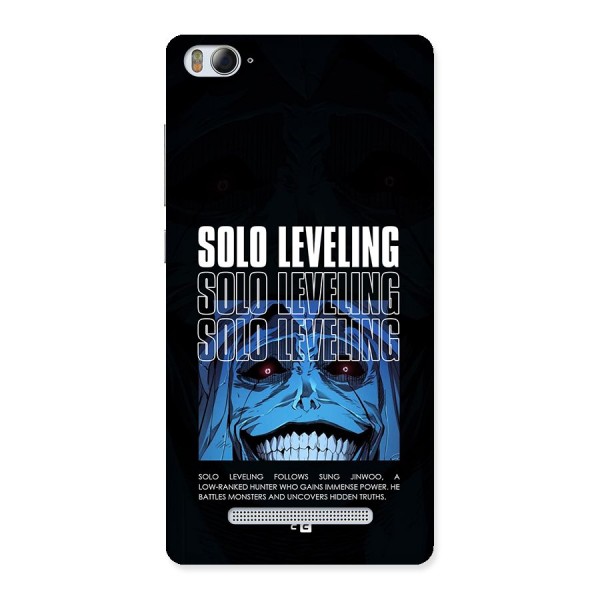 Solo Leveling Typo Back Case for Mi4i