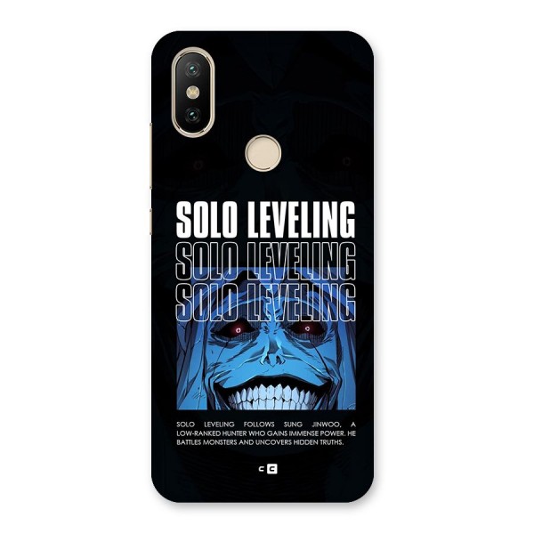 Solo Leveling Typo Back Case for Mi A2