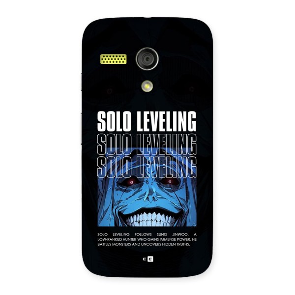 Solo Leveling Typo Back Case for Moto G