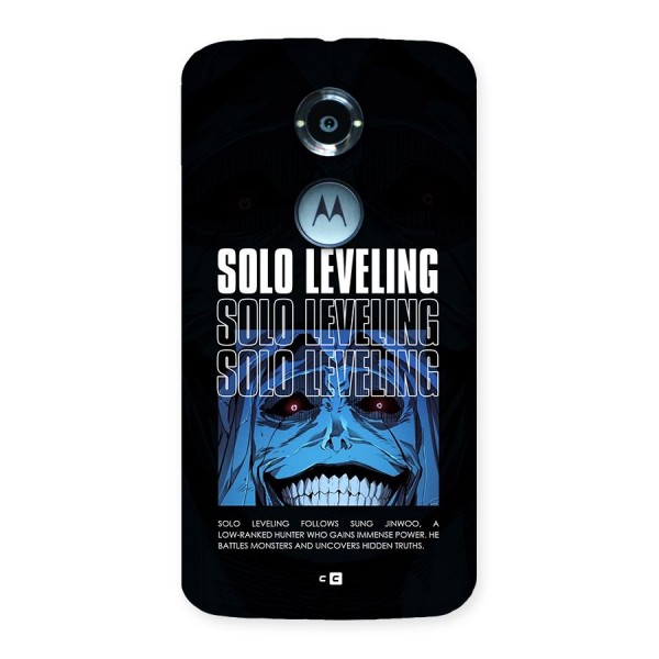 Solo Leveling Typo Back Case for Moto X2