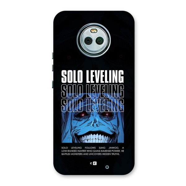 Solo Leveling Typo Back Case for Moto X4