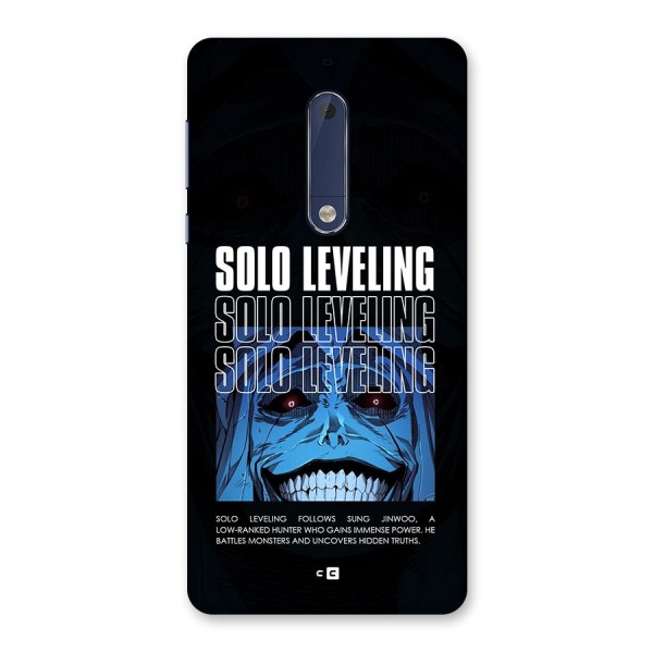 Solo Leveling Typo Back Case for Nokia 5