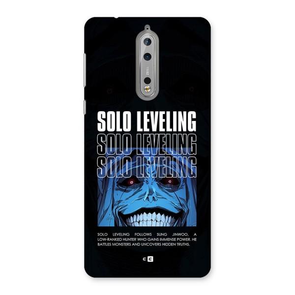 Solo Leveling Typo Back Case for Nokia 8