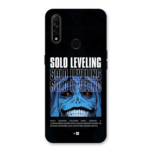 Solo Leveling Typo Back Case for Oppo A31