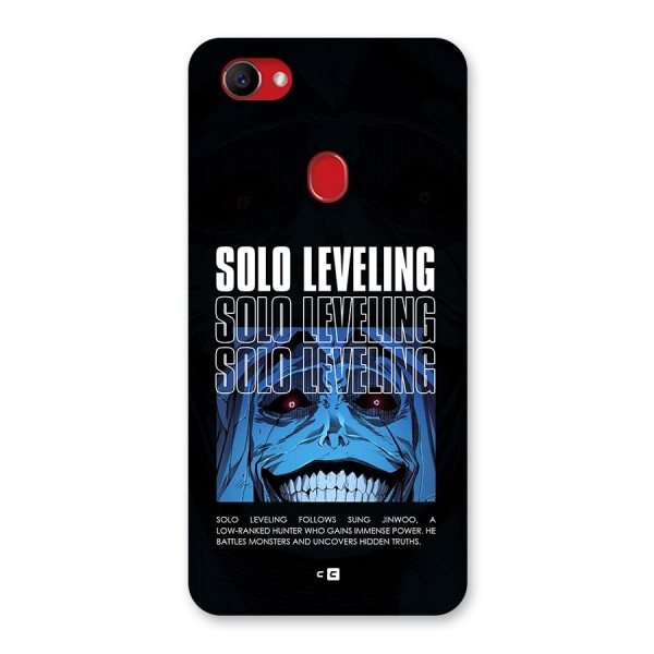 Solo Leveling Typo Back Case for Oppo F7