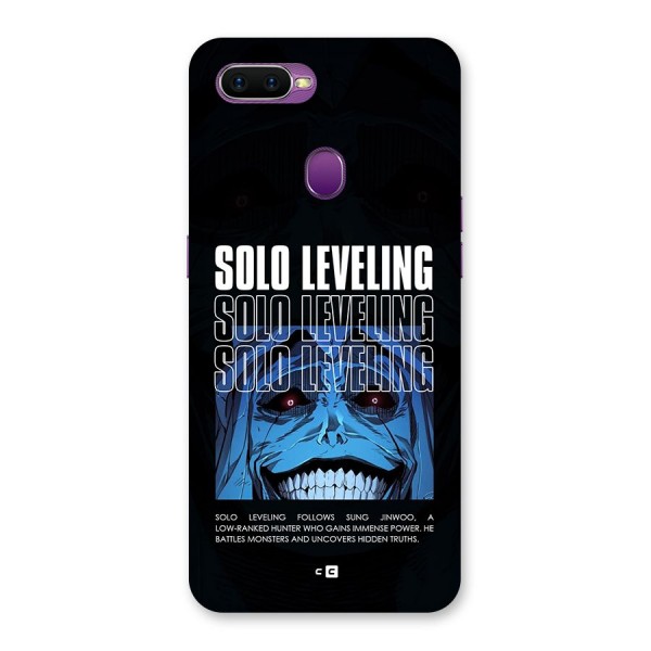 Solo Leveling Typo Back Case for Oppo F9