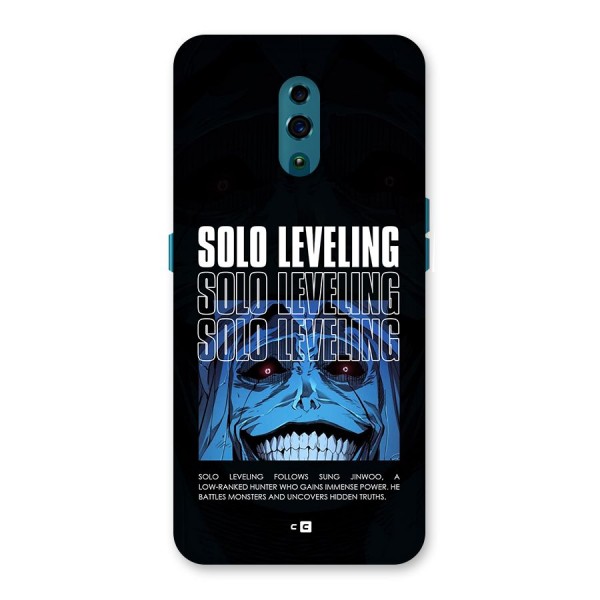 Solo Leveling Typo Back Case for Oppo Reno