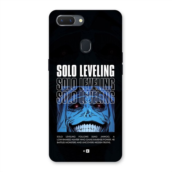 Solo Leveling Typo Back Case for Realme 2