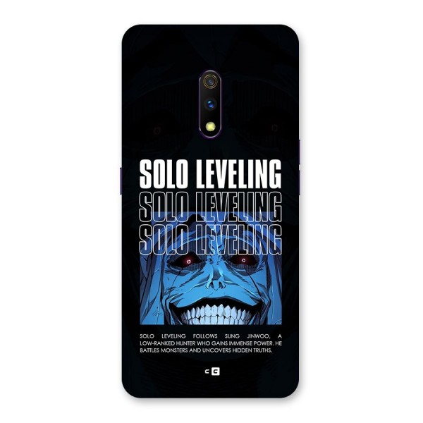 Solo Leveling Typo Back Case for Realme X