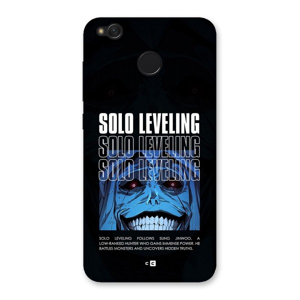 Solo Leveling Typo Back Case for Redmi 4