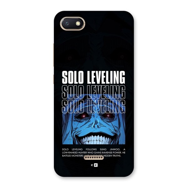 Solo Leveling Typo Back Case for Redmi 6A