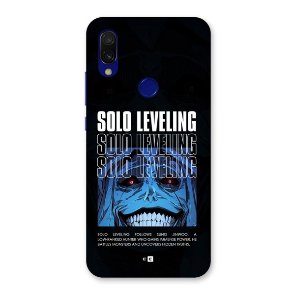 Solo Leveling Typo Back Case for Redmi 7