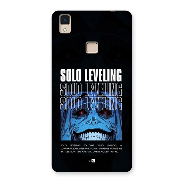 Solo Leveling Typo Back Case for V3 Max