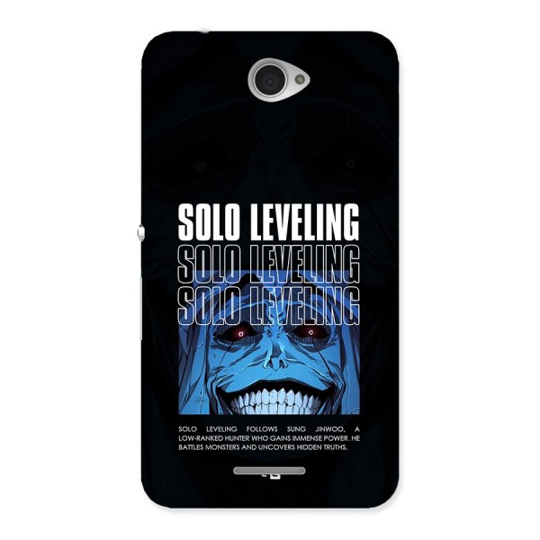 Solo Leveling Typo Back Case for Xperia E4