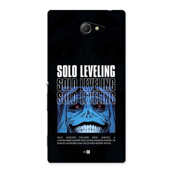 Solo Leveling Typo Back Case for Xperia M2