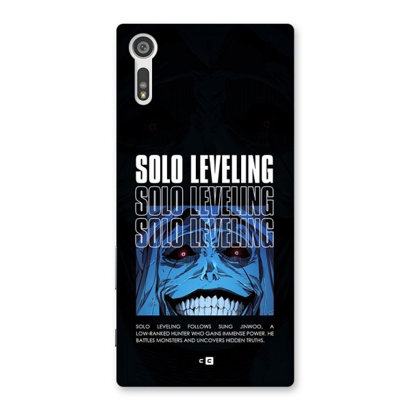 Solo Leveling Typo Back Case for Xperia XZ