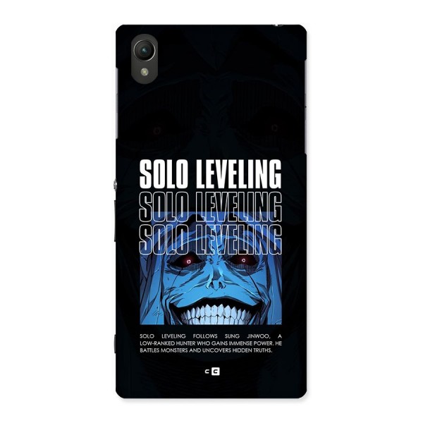 Solo Leveling Typo Back Case for Xperia Z1