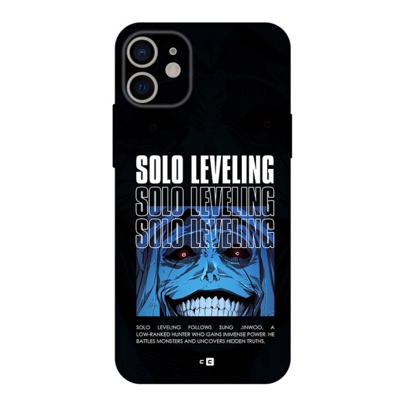 Solo Leveling Typo Back Case for iPhone 11