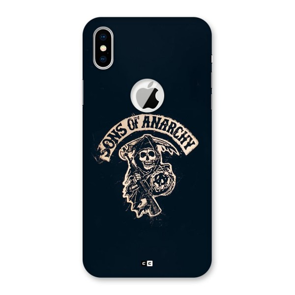 Sons Of Anarchy Back Case for iPhone XS Logo Cut