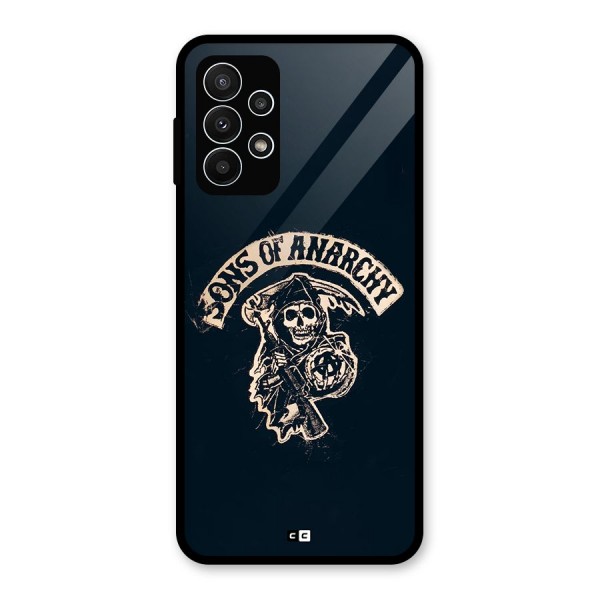 Sons Of Anarchy Glass Back Case for Galaxy A23