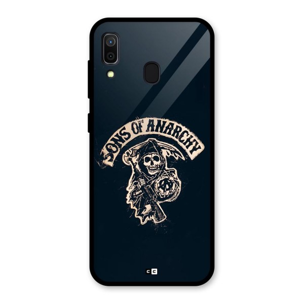 Sons Of Anarchy Glass Back Case for Galaxy A30